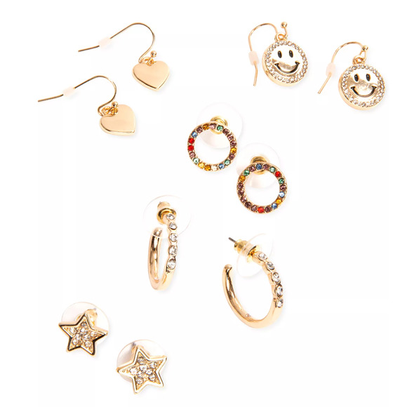 Jewelry Gift Set Twelve Days of Smiles 12-Pc. Holographic Advent Calendar NIB - Picture 5 of 7